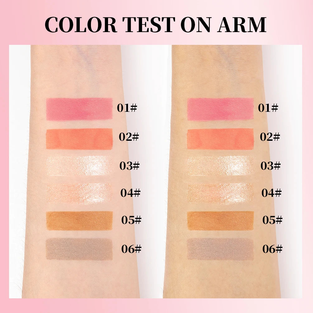 Liquid Blush, Highlighter and Contour Makeup Stick - 5