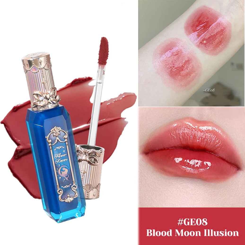 Hydrating Non-Sticky Tinted Lip Gloss for Shiny Long-Lasting Wear - 26