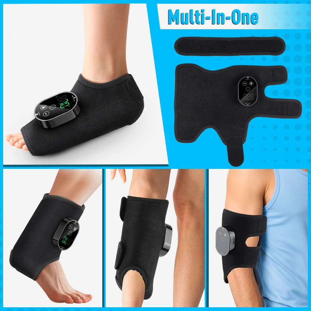 Portable Heated Vibration Leg and Foot Massager - 2