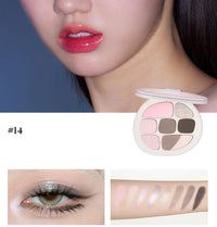 Smoky Amber 8-Color Eyeshadow Palette for Long-Lasting Glam