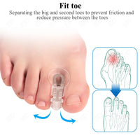 Orthopedic Silicone Bunion Corrector and Toe Straightener