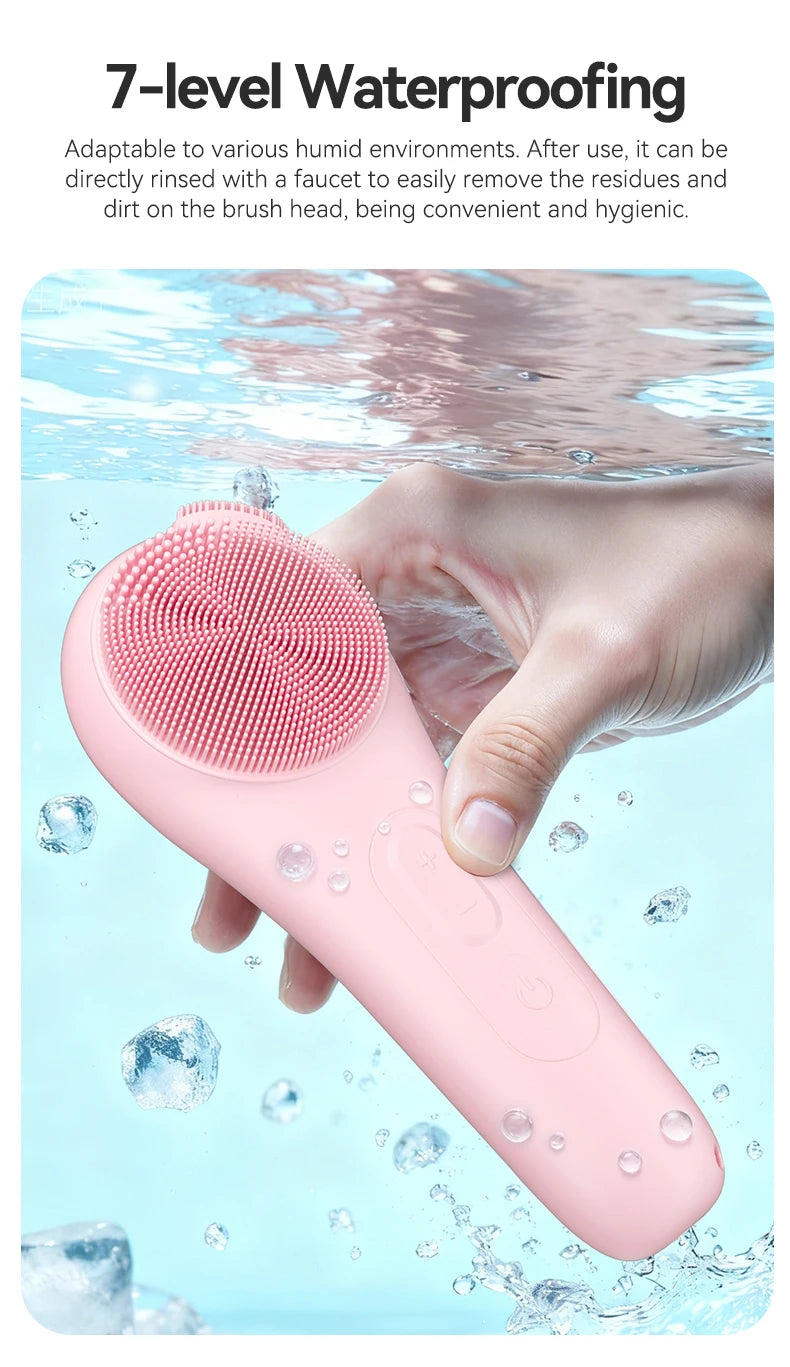 Rechargeable Silicone Facial Cleansing Brush - 14