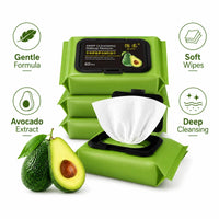 Avocado Deep Cleansing Makeup Remover Wipes - 60 Pack