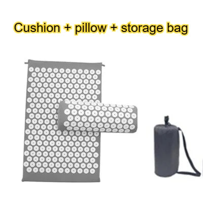 Acupressure Mat and Pillow Set for Back Pain Relief - 21