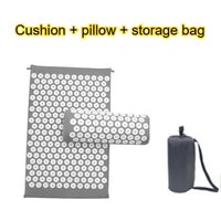 Acupressure Mat and Pillow Set for Back Pain Relief