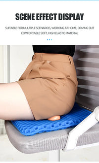 Breathable Honeycomb Gel Seat Cushion for Car and Office