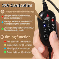 Red Light Heating Chest Massager for Pain Relief