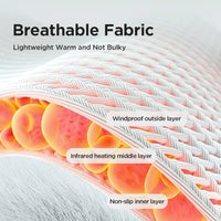 Electric Heated Ankle Brace Massager with Vibration Therapy