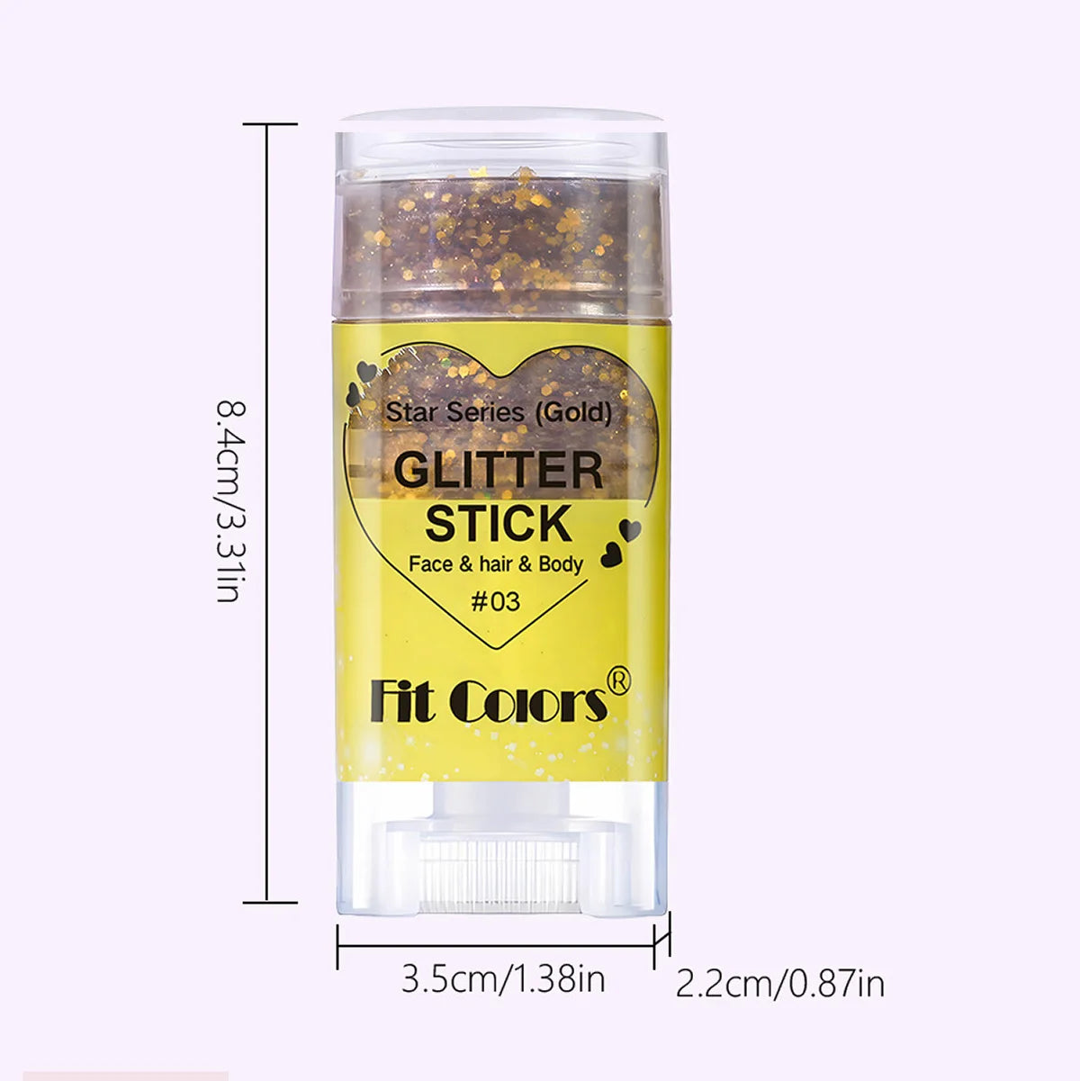 Festival Body and Face Glitter Makeup Stick - 6
