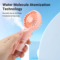 Portable Handheld Mist Fan with Humidifier