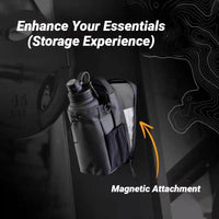 Magnetic Gym Bag for Water Bottle and Phone