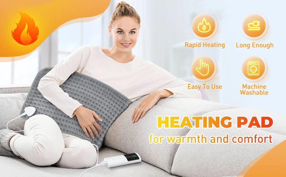 Electric Heating Pad for Body Pain Relief and Winter Warmth - 7