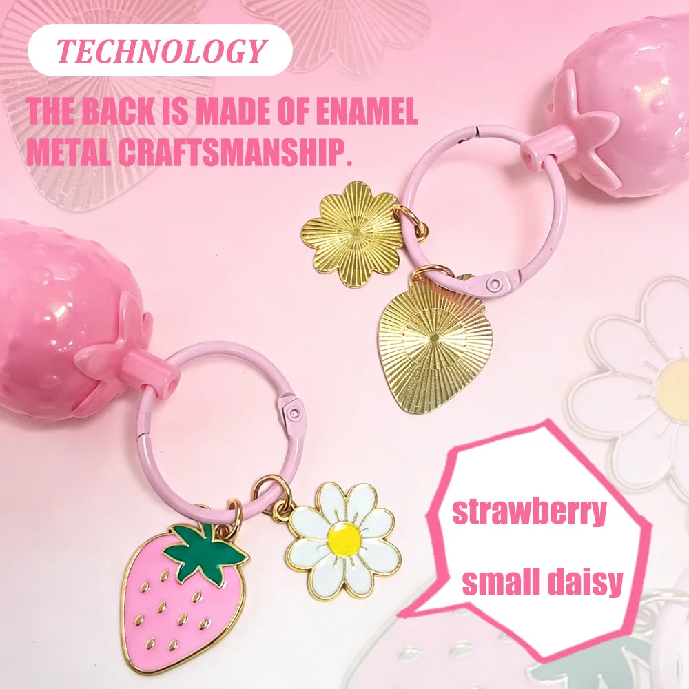 Hydrating Strawberry Pendant Mirror Lip Gloss - 3