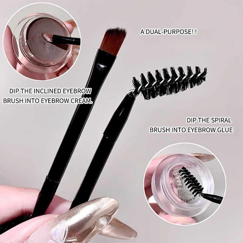 2-in-1 Eyebrow Cream and Gel Set for Defined Brows - 6