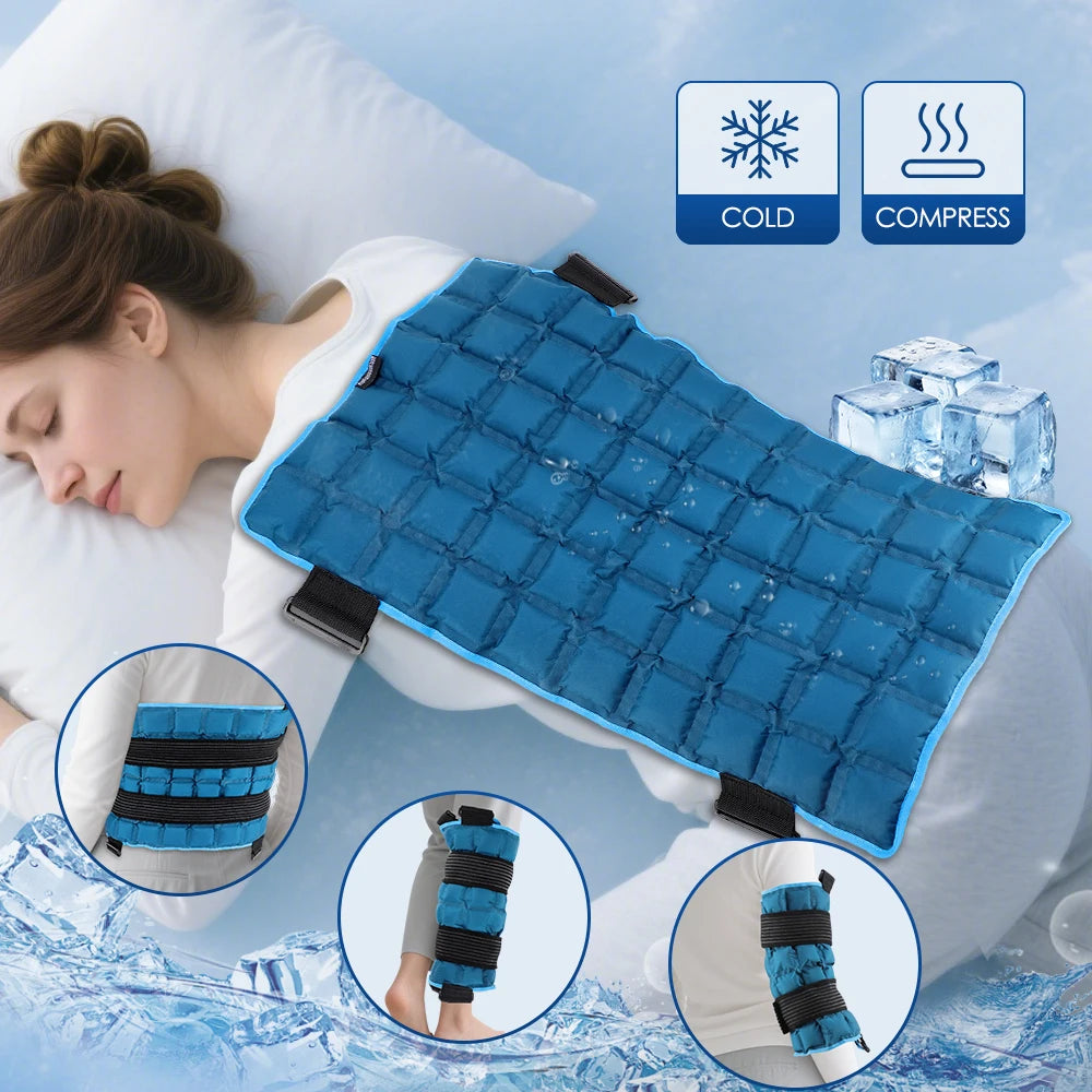Reusable Hot and Cold Compress Wrap for Muscle Pain Relief - 2