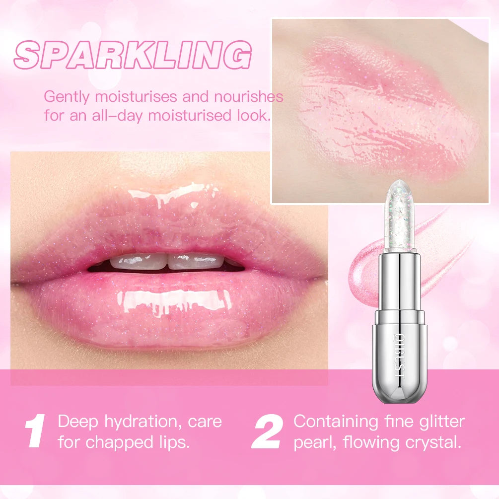 Color-Changing Moisturizing Glitter Lip Balm - 4