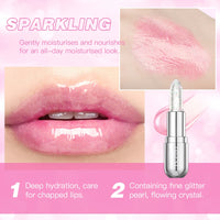 Color-Changing Moisturizing Glitter Lip Balm