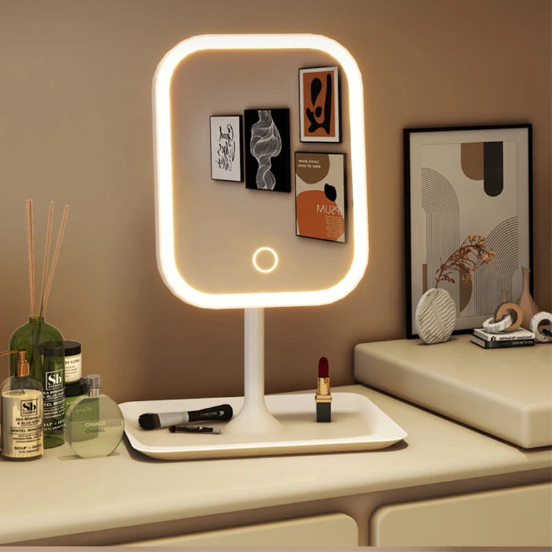 LED Vanity Mirror with 3-Color Adjustable Lighting