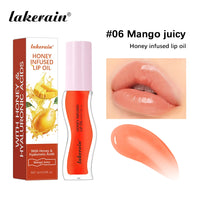 Honey Infused Hydrating Lip Oil for Glossy Nourished Lips