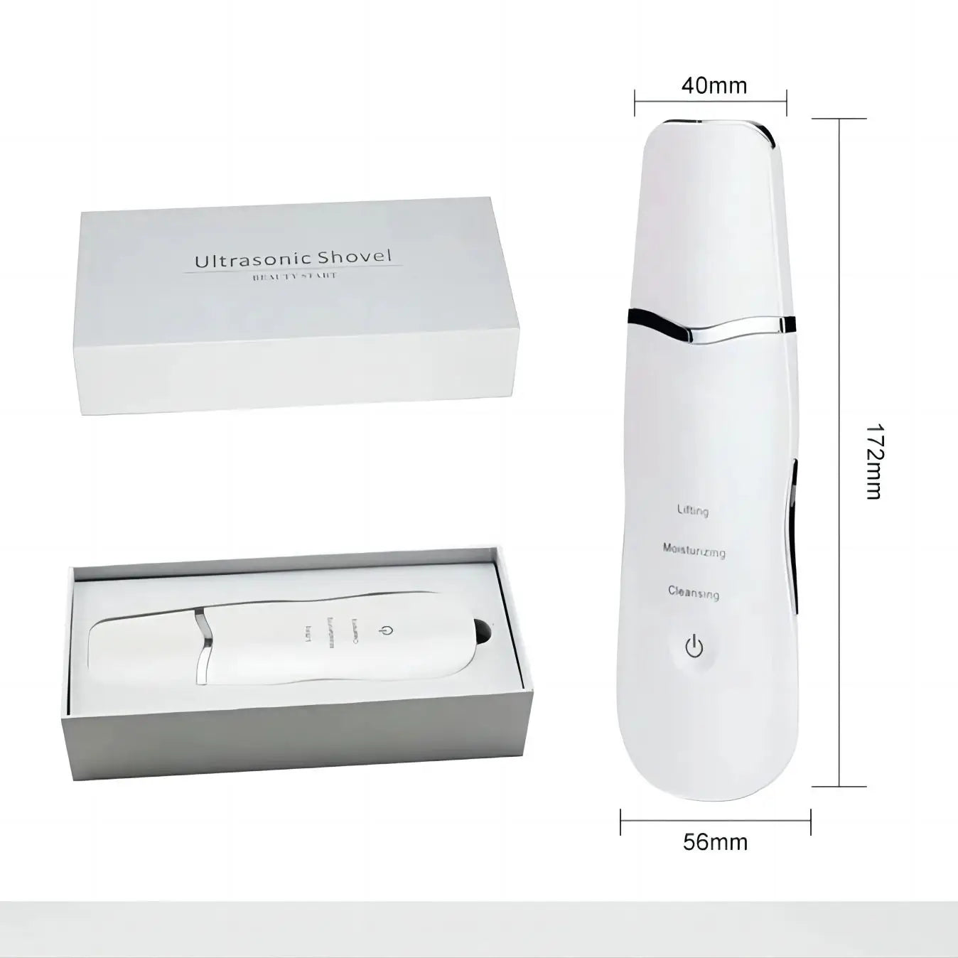 3-in-1 Ultrasonic Facial Skin Scrubber and Pore Cleaner - 6