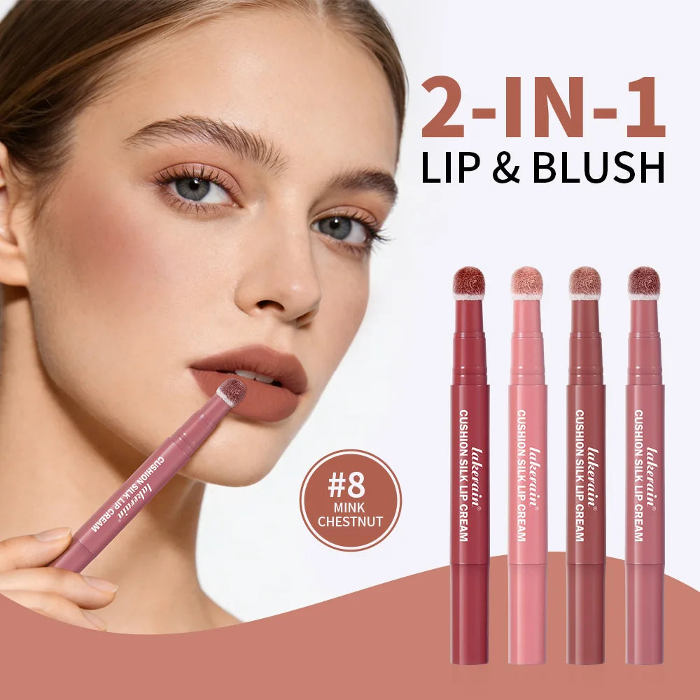 2-in-1 Cushion Lip Stain and Cheek Blush - 1