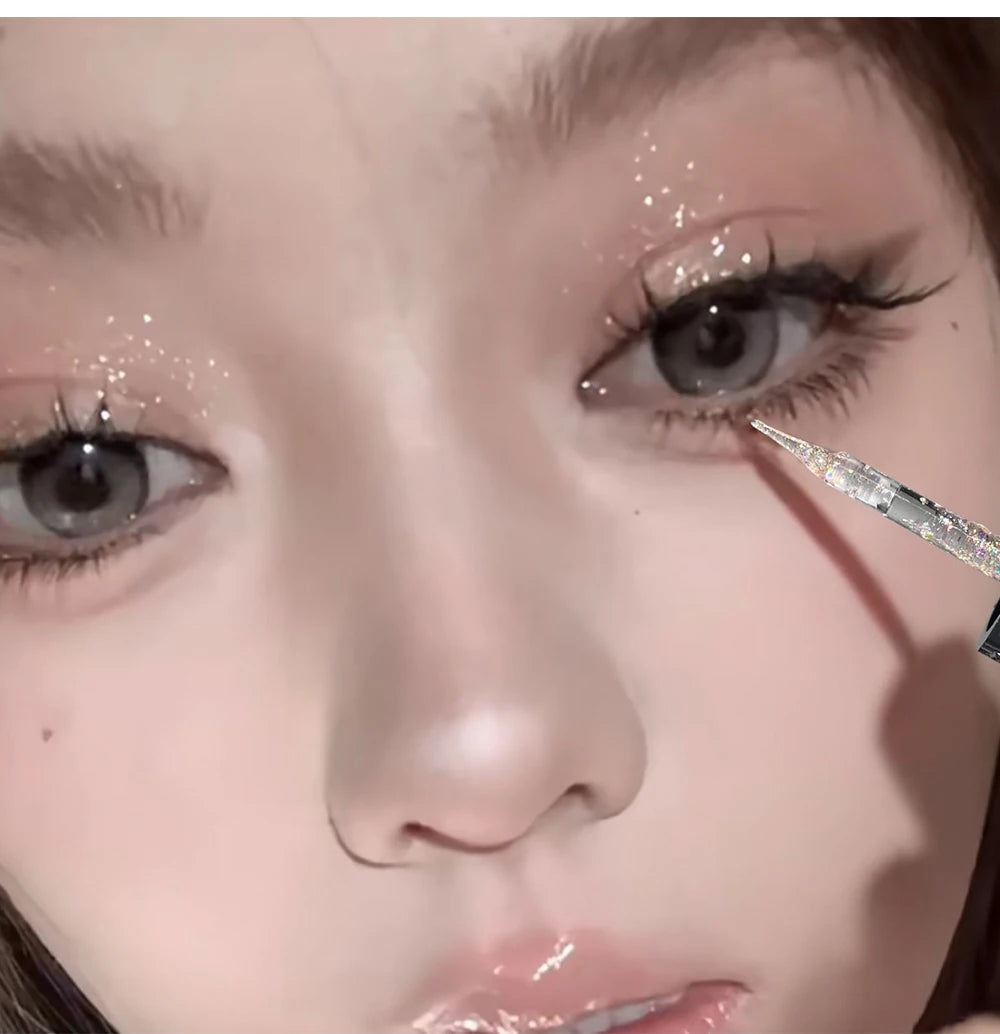 Pearlescent Liquid Glitter Eyeshadow for Radiant Sparkle - 12