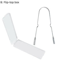 Professional Metal Tongue Scraper for Fresh Breath