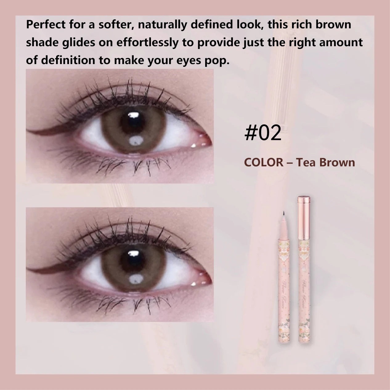 Waterproof Precision Liquid Eyeliner for Long-Lasting Wear - 4