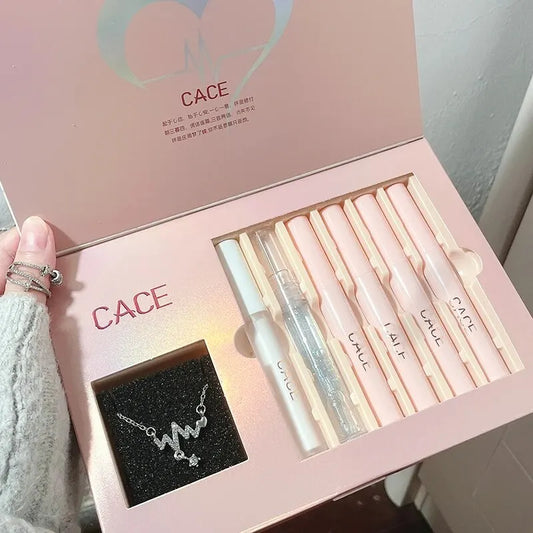 Matte Liquid Lipstick and Lip Gloss Makeup Gift Set