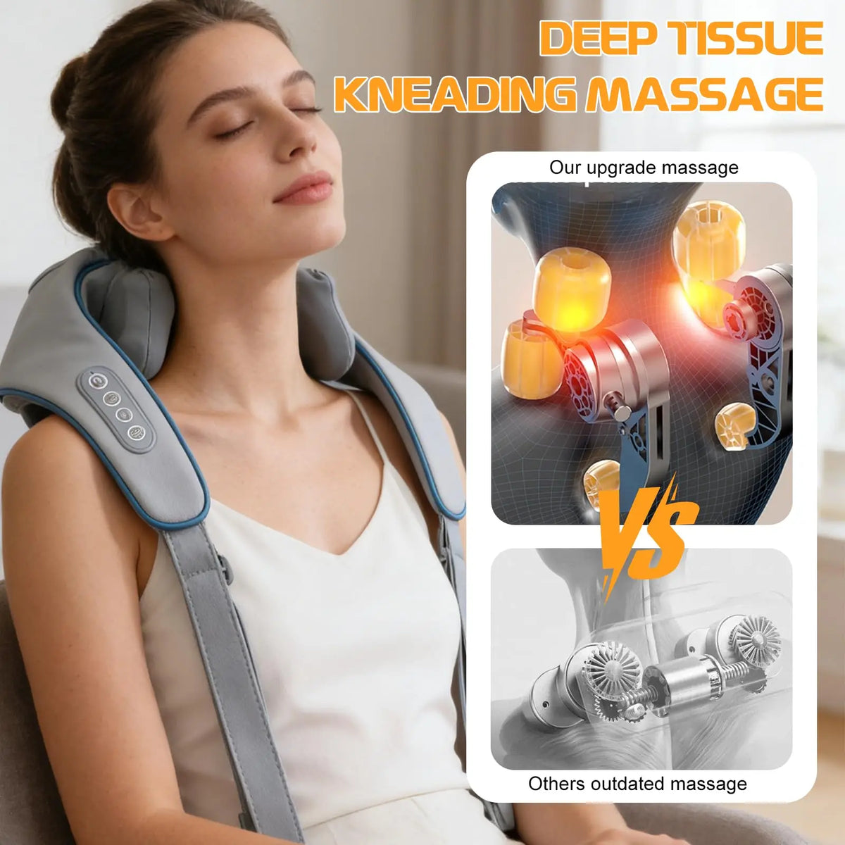 Shiatsu Deep Tissue Neck and Shoulder Massager