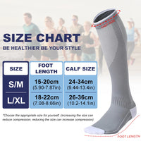 Graduated Compression Socks for Recovery and Circulation