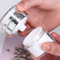 Refillable Airless Pump Jar for Skincare Lotions and Creams