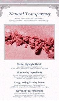 Matte Finish Shell Compact Blusher Palette