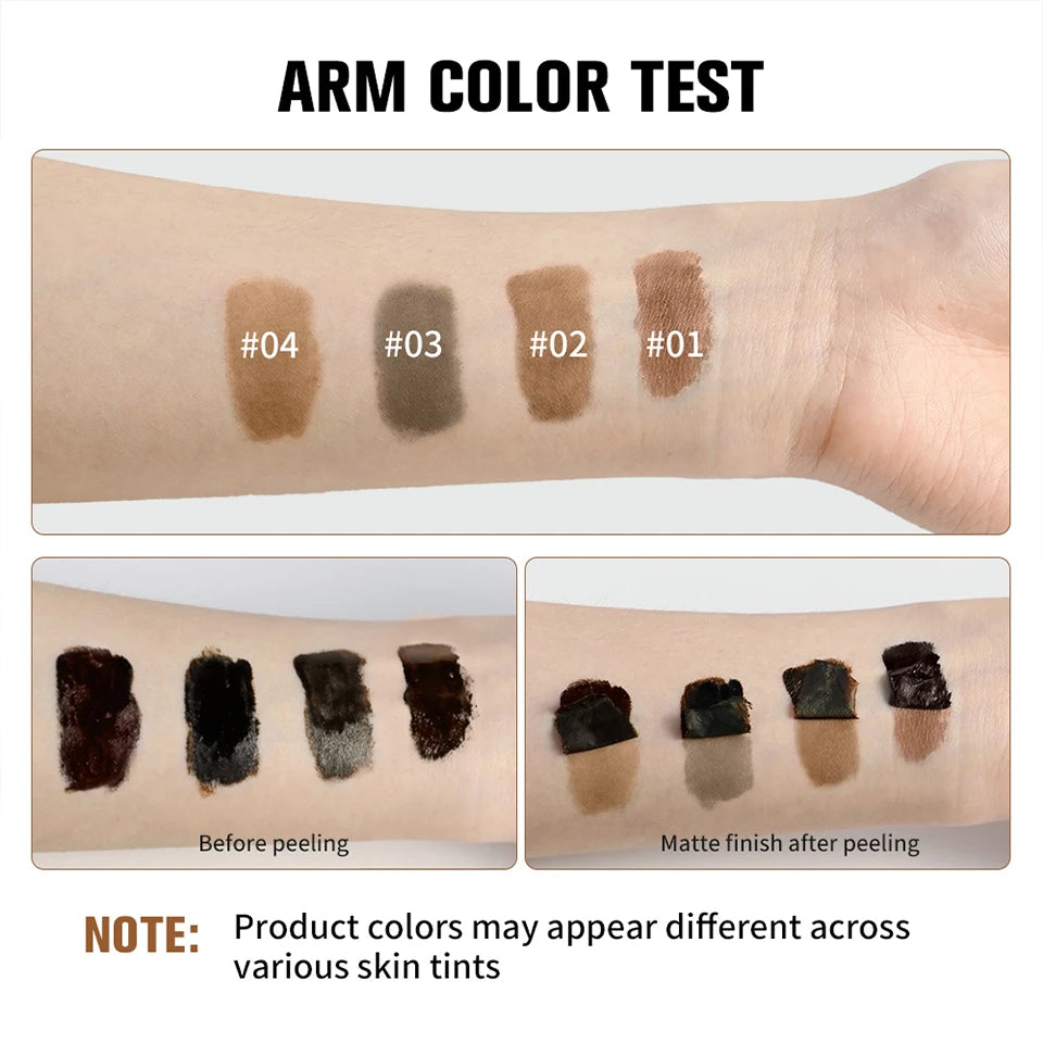 Waterproof Peel-Off Eyebrow Tint Gel - 12