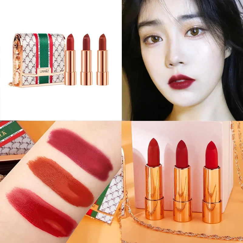 Matte Velvet Lipstick Set in Luxury Gift Case - 57