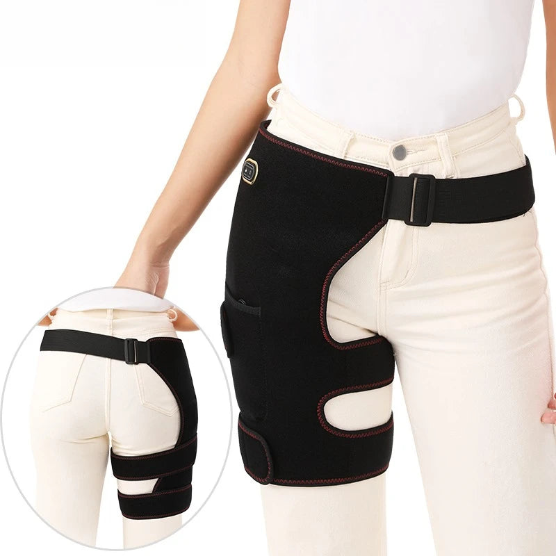 Heated Hip and Thigh Support Massage Wrap - 2