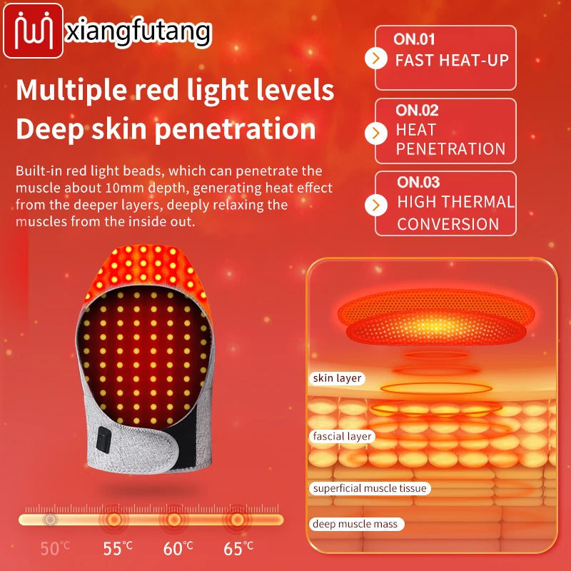 Red Light Therapy Heating Hat for Head and Neck Pain Relief - 13