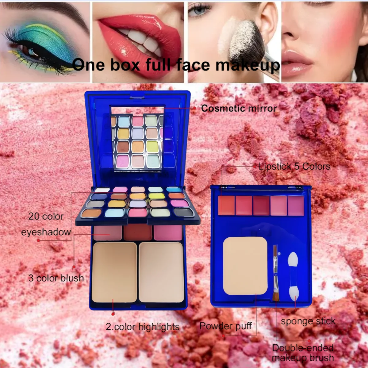 30-Color All-in-One Professional Makeup Palette - 7