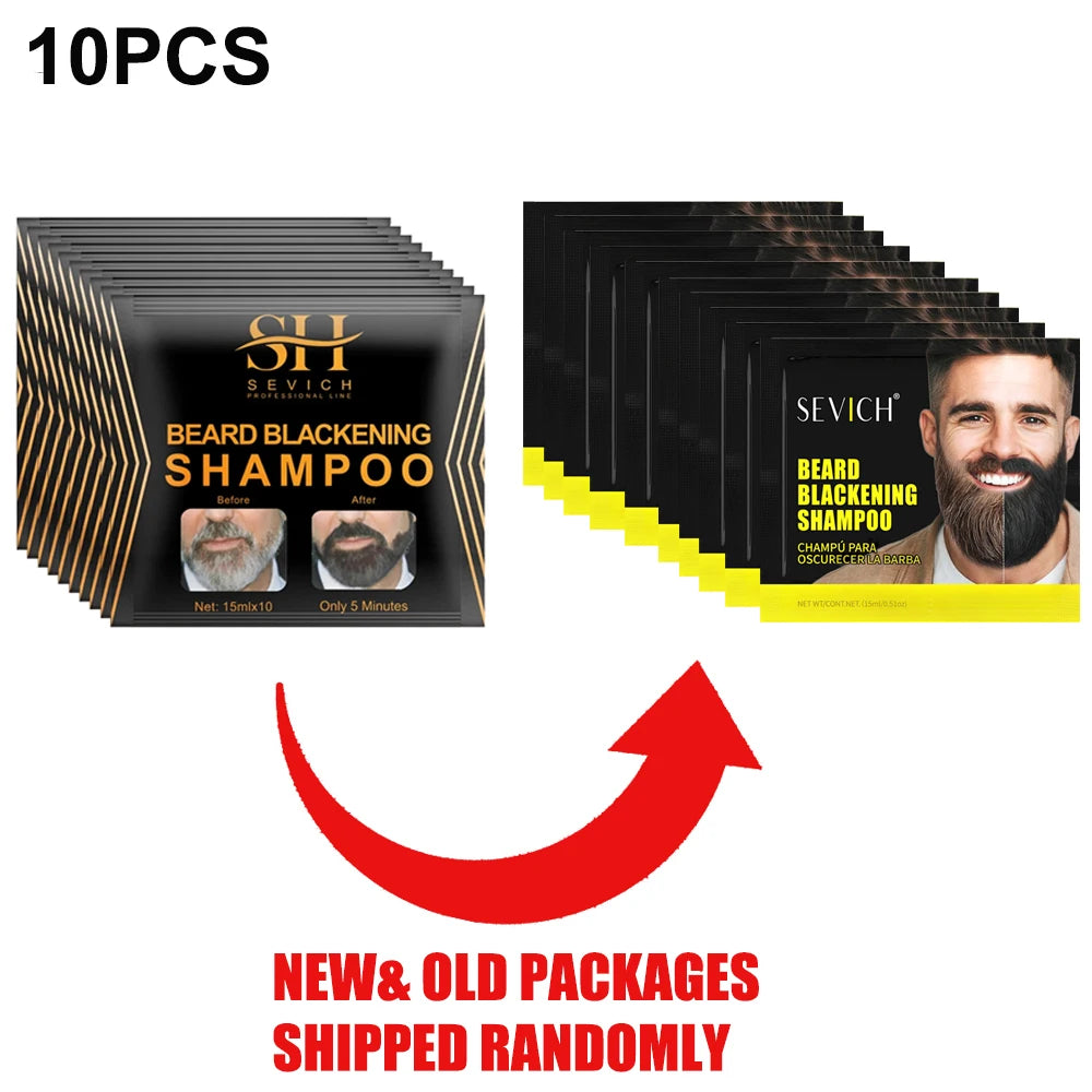 Instant Black Beard Coloring Shampoo - 27