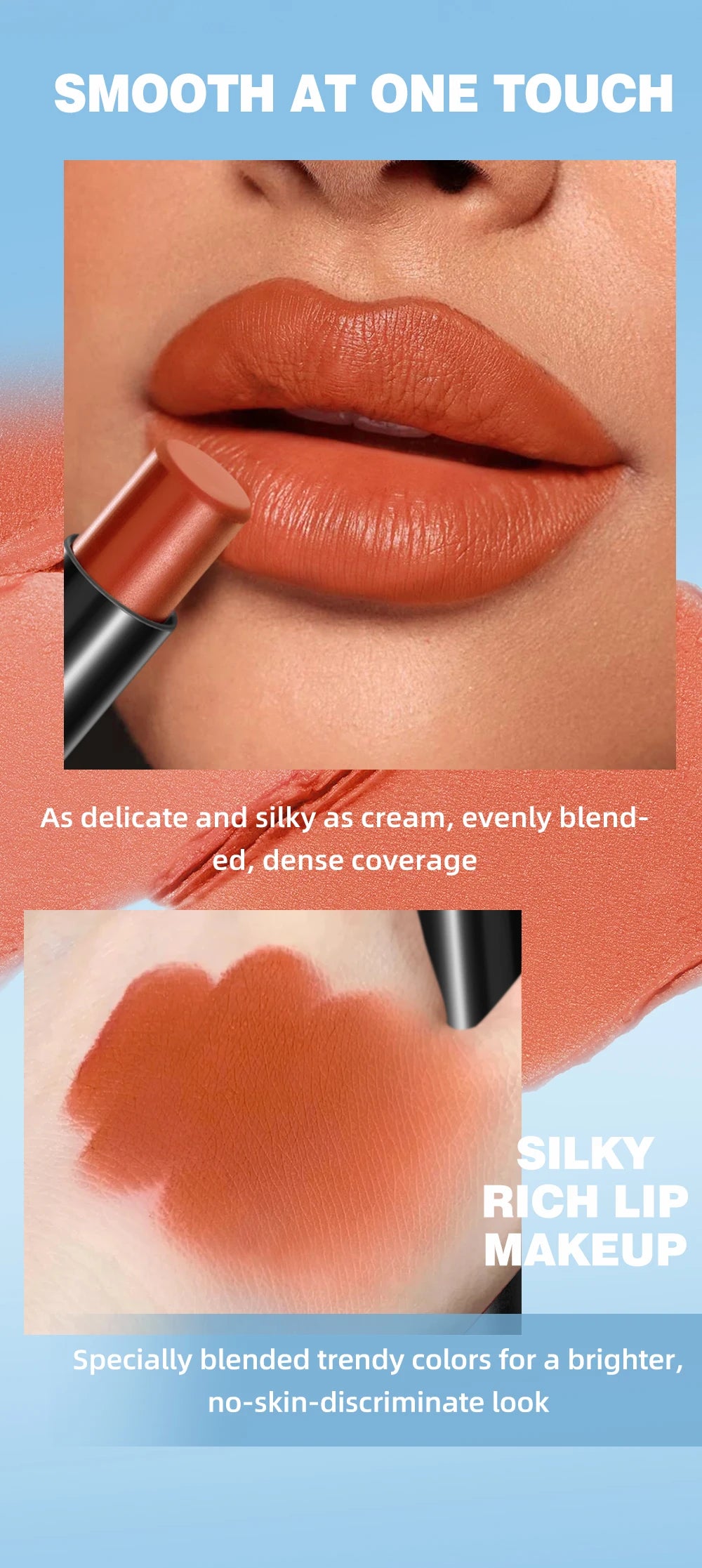 Long-Lasting Velvet Matte Lipstick for All-Day Wear - 10