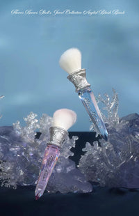 Angled Crystal Makeup Brush for Blush and Contour