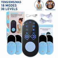 Portable TENS & EMS Muscle Stimulator for Pain Relief