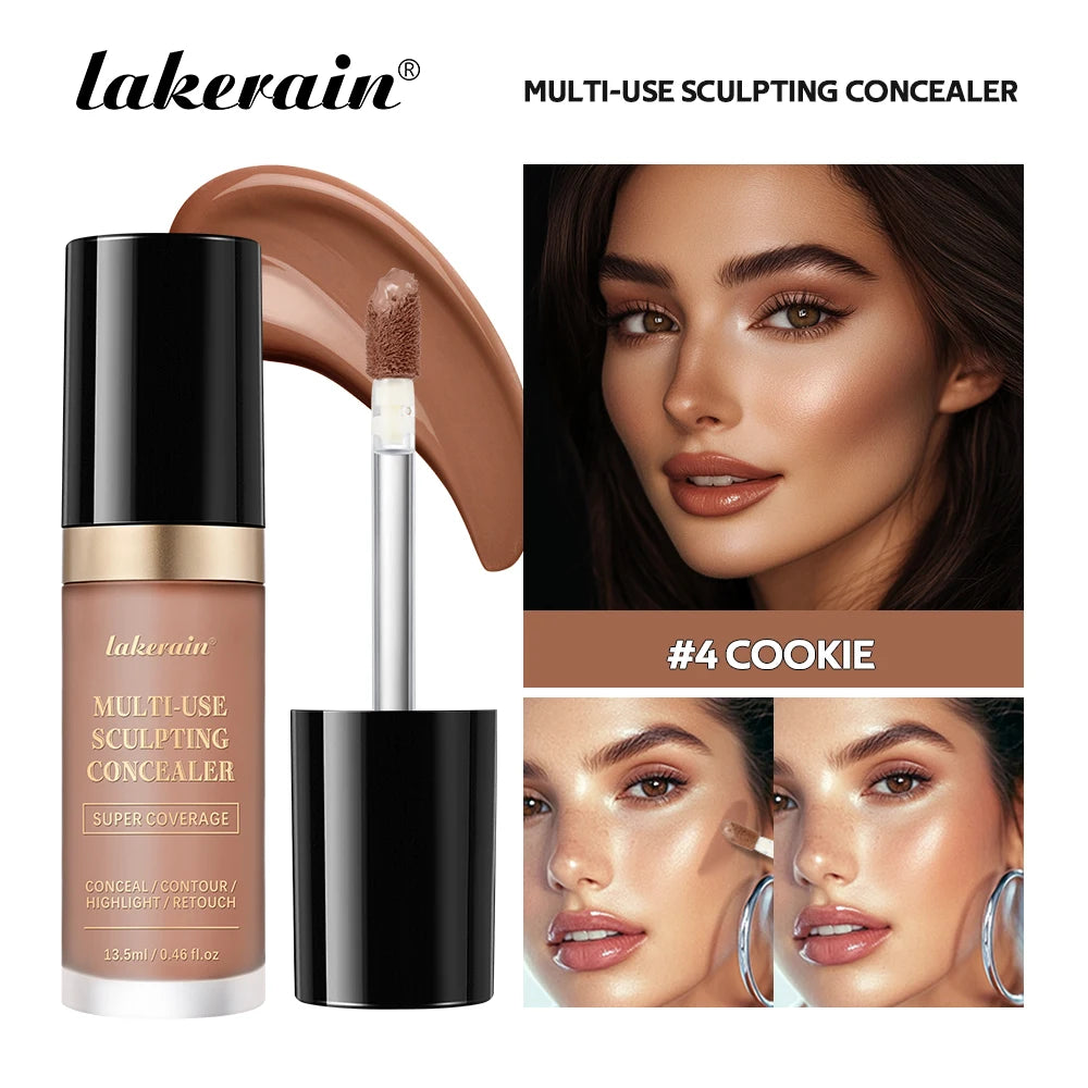 5-Color Waterproof Sculpting Concealer for Flawless Coverage - 20