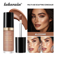 5-Color Waterproof Sculpting Concealer for Flawless Coverage