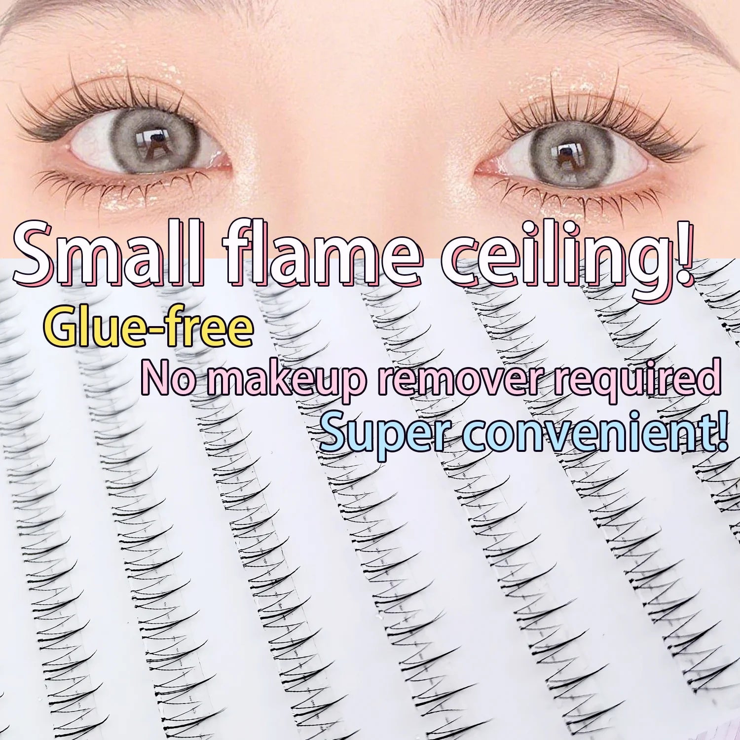 Beginner-Friendly Natural Lower Cluster Lashes - 3