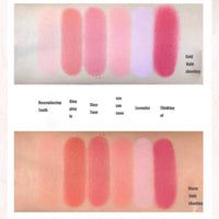 Embossed Floral Matte Blush Palette