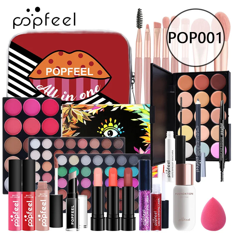 All-in-One Professional Makeup Kit Gift Set - 32