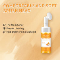 Brightening Turmeric Facial Cleanser with Exfoliating Brush