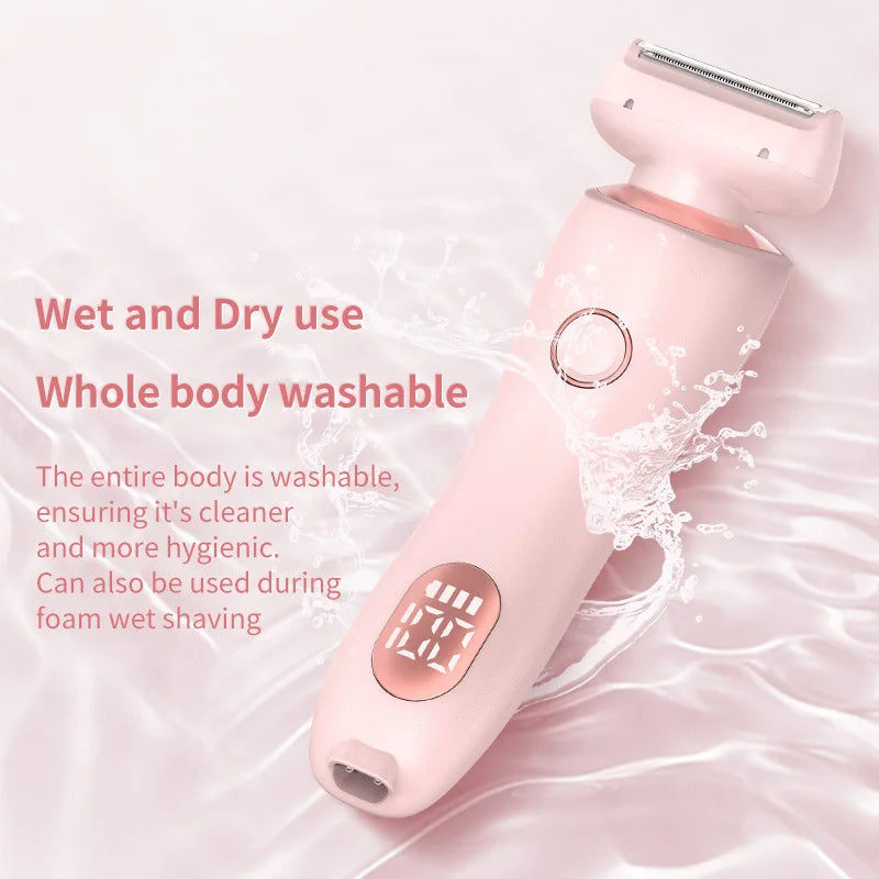 2-in-1 Painless Electric Body and Facial Hair Remover - 8