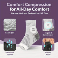 Ankle Compression Sleeves for Pain Relief and Support